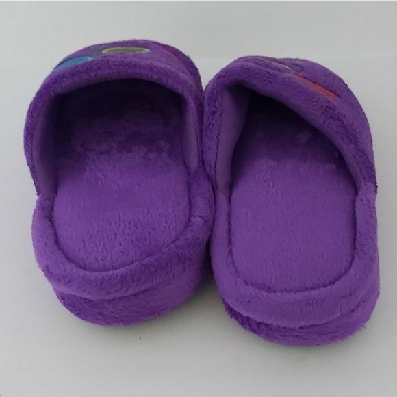 AVON | Women's Slip On Slippers Christmas String Lights Purple Small Siz… - Picture 4 of 8